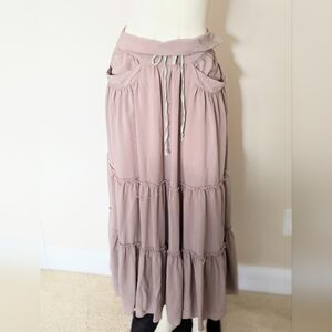 Love21 Maxi flowy summer skirt